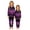 Kids, variant on HTHLVMD Gradient Print Pajamas, Family Matching Set, Halloween Purple Haunted House Black Cat Gradient Family Matching Pajamas, Long Sleeve Crew Neck 2 Piece Home Loungewear, S