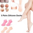 thumbnail image 2 of Yingyy Non-toxic Pedicure Tools For Smooth Skin Silicone Socks it is 4. In Order To Better Results Care, 2 of 6
