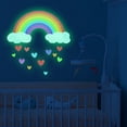thumbnail image 4 of MYG Personalised Rainbow Wall Sticker Name Decal Vinyl Girls Kids Nursery Bedroom, 4 of 8