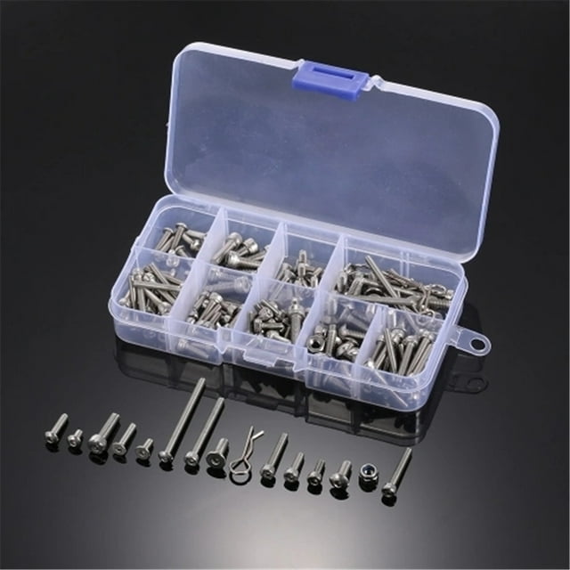 Big Save,HWRETIE Remote Control Toys Accessories Clearance,Rc Screws Stainless Steel Screw Kit for 4X4 Short Truck off-Road