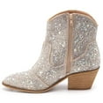 thumbnail image 3 of Corkys Womens Shine Bright Rhinestone Round Toe Pull On  Ankle Dress Boots, 3 of 4