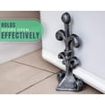thumbnail image 2 of Comfify Doorstop, Cast Iron, Fleur De Lis Design, Decorative Heavy Duty Indoor Floor Use, 2 of 7