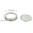 thumbnail image 3 of HLONK 12 Sets Canning Jar Rings Bands Replacement Lids The Glass Bottles Pint Jars Mason Tinplate, 3 of 6