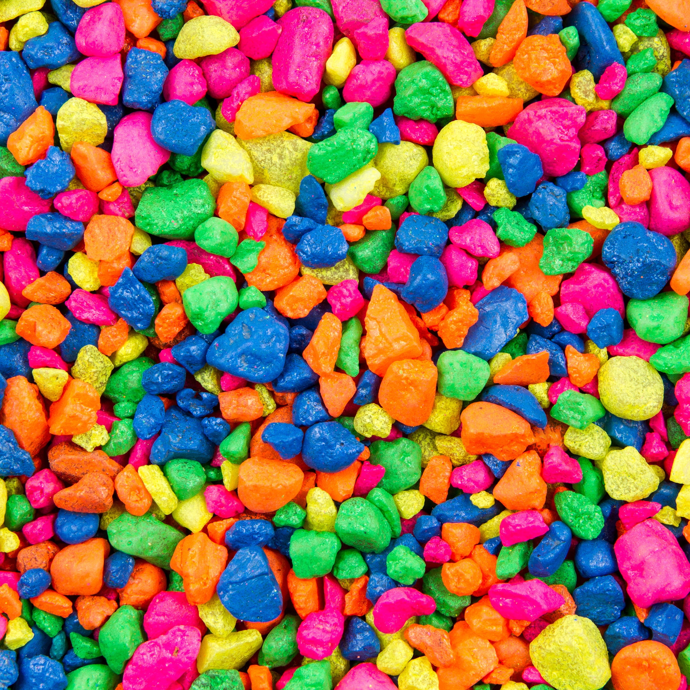 (3 pack) Spectrastone Permaglo Rainbow Aquarium Gravel 2 lb Bag