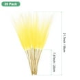 thumbnail image 3 of Uxcell 20 Pack Faux Pampas Grass 21.7" for Home Decor Wedding Yellow Gradient, 3 of 6