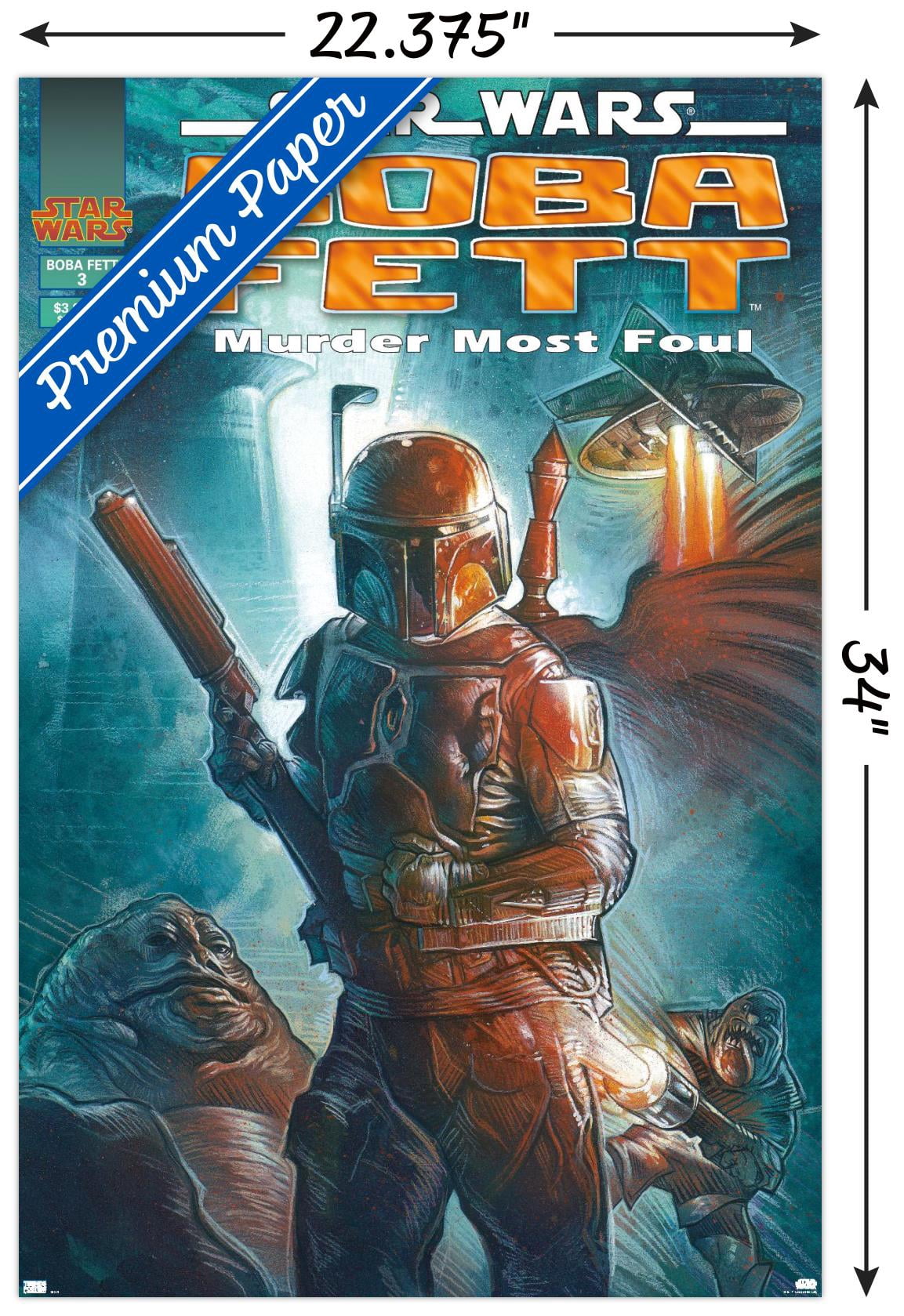 Star Wars: Saga - Boba Fett - Most Foul Wall Poster, 22.375" x 34"