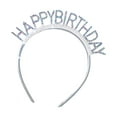 thumbnail image 3 of Abbraccia Happy Birthday Headband Birthday Crown Rhinestones and Beads Birthday Tiara Happy Birthday Hairband for Party Decoration Gift Colorful Rhinestones, 3 of 7