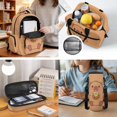 thumbnail image 5 of Yuyamidu Boba Capybara 4Pcs Backpack Set for Kids Boys Girls 17 Inch School Bookbag with Lunch Bag Pencil Case Water Bottle Sleeve Back To School Rucksack Daypack, 5 of 7