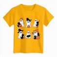 thumbnail image 4 of KPVEVIQ Toddler Girl Boy Halloween Shirt Kid Cute Ghost Graphic T-Shirt Kids Short Sleeve Spooky Season Gift Tee Tops, 4 of 5