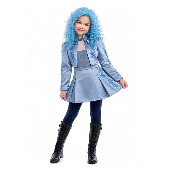 Rise Red Princess Costume for Women Adult, Halloween Cosplay Outfit with Jacket Top and A-Line Skirt Pants, Anime Cosplay