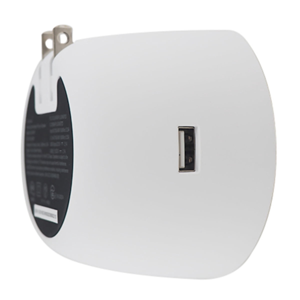 OC Acoustic Newport Plug-in Outlet Speaker with Bluetooth 5.1 and Built-in USB Type-A Charging Port (Champagne/White)