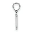 thumbnail image 2 of Diamond2Deal 14K White Gold Block Letter U Initial Pendant for Women, 2 of 6