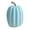 Blue, variant on Halloween Silver Foam Pumpkin 8.7 x 6.3 Inch, Artificial Fall Centerpiece for Tables, Thanksgiving Mantel Decor, Halloween Pumpkins for Wedding Home