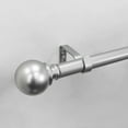 thumbnail image 4 of (2 pack) Mainstays 1" Nickel Ball Adjustable Single Curtain Rod, 84-120", 4 of 8