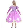 thumbnail image 2 of Princess Dresses Costume for Birthday Party Christmas Costume Dress Up with Rich Accessories for Toddler Girls 3-12 Years, 2 of 6