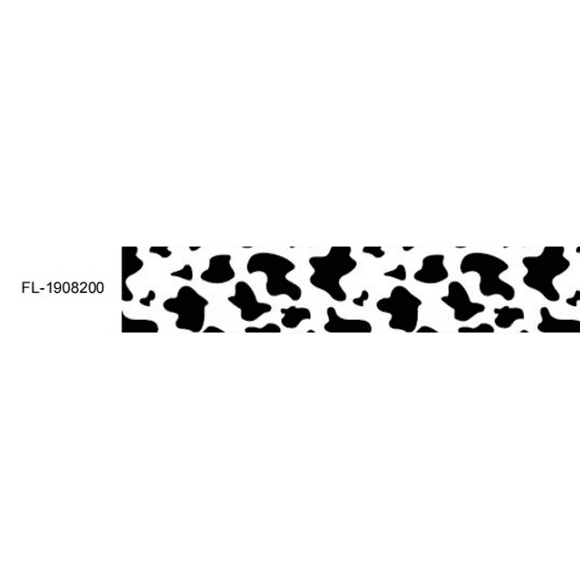 5Yards Black Leopard Ribbon Printed Grosgrain Ribbon for Hairbows DIY Sewing Accessories Jiayi
