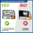 thumbnail image 2 of Conjunto de faros KarSpareHub para Ford Super Duty 1999-2004, 2 of 9