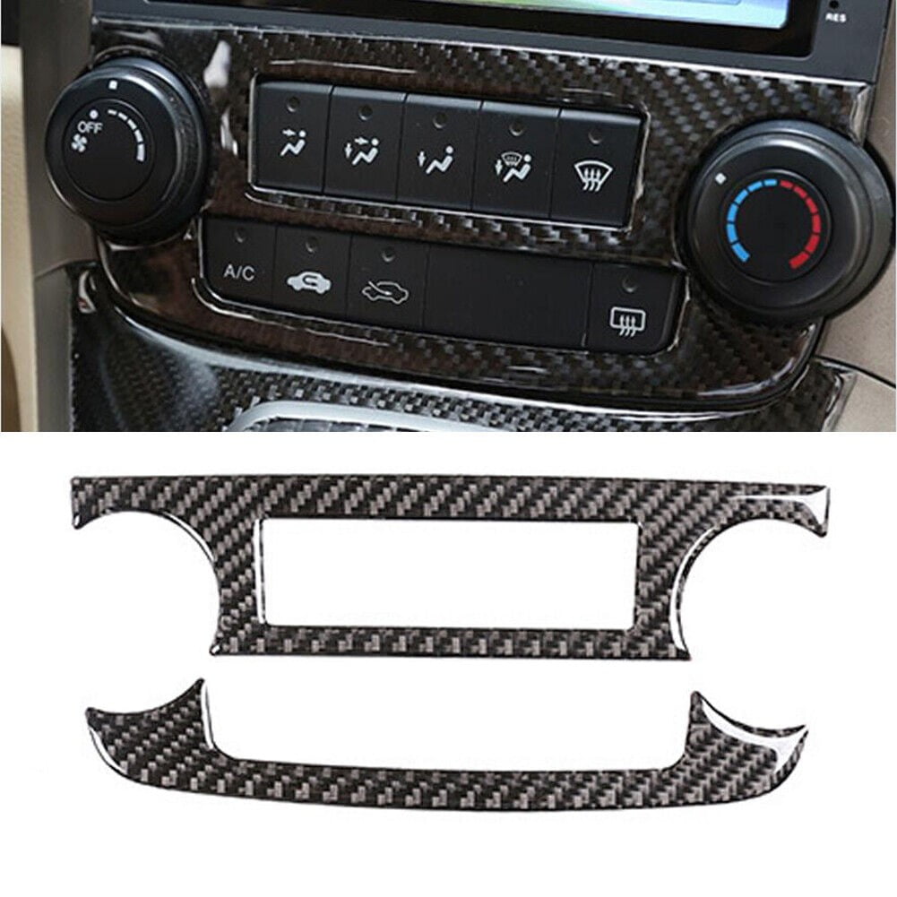 Ana 16Pcs Carbon Fiber Interior Full Set Kit Cover Trim For Honda For CR-V 2007-2011-Sticker Car Interior Accessories Car Supplies