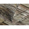 thumbnail image 4 of Ambesonne Marble Print Quilted Bedspread Set 3 Pcs, Urban Brick Slate Wall, Queen Size, Multicolor, 4 of 5