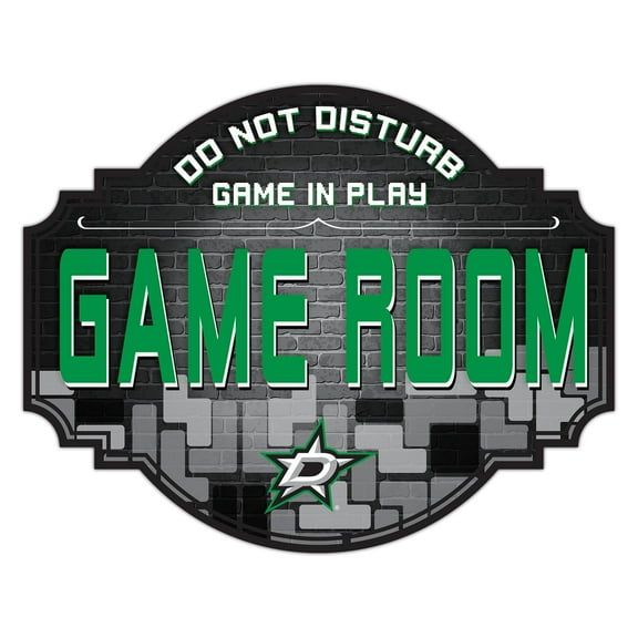 Dallas Stars 12'' Game Room Tavern Sign