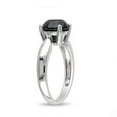 thumbnail image 2 of Pompeii 2 1/2ct Black Diamond Solitaire Engagement Ring 14k White Gold (Black,), 2 of 2