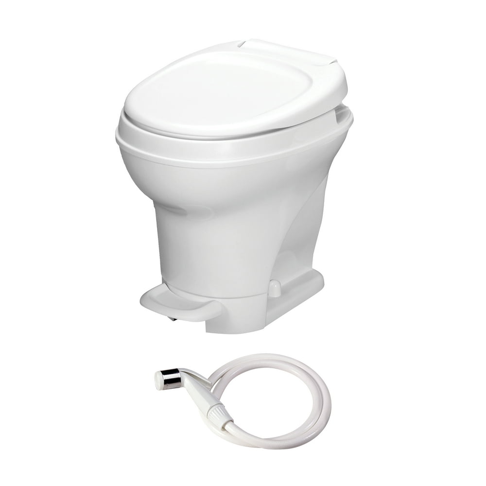 Thetford Aqua Magic V RV Toilet Pedal Flush with Hand Sprayer / High