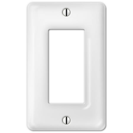 Ceramic Heat Reflector Plate - AmerTac 3020RW Classic White Ceramic Wall plate