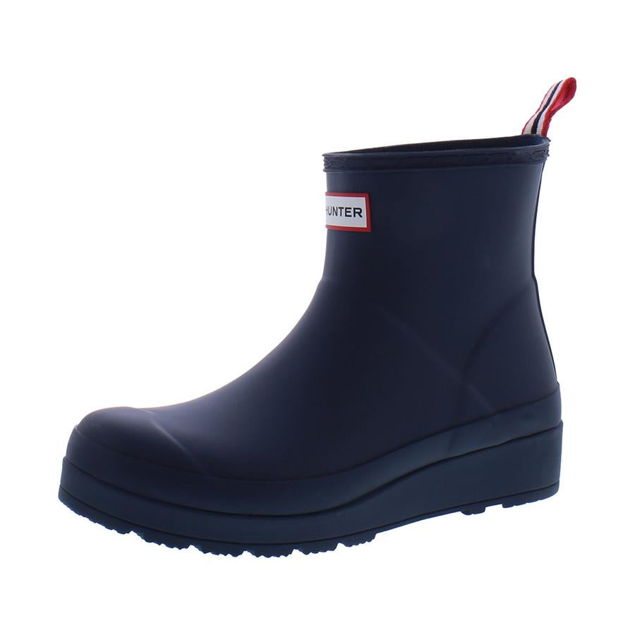 Hunter Play Short Boot Womens Shoes Size 7, Color: Valtameri Blue