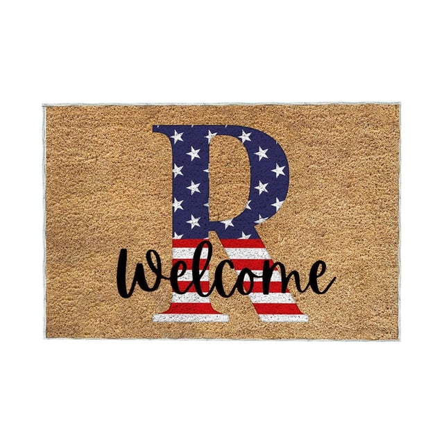 Jioakfa Independence Day Decorations Clearance 50% 4Th Of July Door Mat Patriotic Doormat Entryway Rug Welcome Independence Day Doormat Stain And Fad Patriotic Decor Welcome Outdoor Mat R