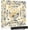Vintage Sketch, variant on Mahjong Mat,31.5" x 31.5",Noise and Non-Slip Reducing Portable Mahjong Accessories with a Carrying Bag,Game Table Mat for Dominoes,Card Games,Board Games (Watercolor Bloom)