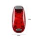 thumbnail image 3 of Luz trasera de bicicleta LED, luz estroboscópica de alta visibilidad para correr, para ciclismo al aire libre, para correr de noche, luz de advertencia con clip para correr, 3 of 4