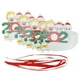 thumbnail image 1 of Decoración navideña, 5 piezas Muñeco de nieve de silicona Colgante navideño Muñeco de nieve Colgante para árbol de Navidad Características líderes de clase, 1 of 8