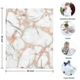 thumbnail image 4 of White Rose Gold Marble Blanket,Comfortable Soft Flannel Throw Blanket,All Season,Warm Lightweight Blankets for Sofa Bed Couch Living Room Chair,30"x40", 4 of 4