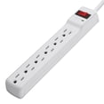 thumbnail image 2 of Protector contra sobretensiones Power Strip Belkin de 6 salidas 300J, color blanco, 2 of 4