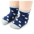thumbnail image 3 of Fraobbg 12 Pack Baby Boys Non Slip Skid Crew Socks Toddlers Infant Cotton Grips Ankle Socks, 3 of 9