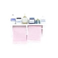 thumbnail image 3 of lionlar 1/12 Dollhouse Miniature Bathroom Furniture Wooden Wall Rack White & Towels Pink, 3 of 9