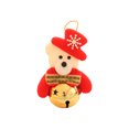 thumbnail image 1 of Adornos navideños colgante para árbol de Navidad muñeco anciano con campana suministros de decoración navideña-M7009 muñeco oso campana dorado: 10x7 cm campana: 5 cm ANGGREK Otros, 1 of 3