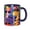 NavyBlue, variant on Cute Chicken Coffee Mug Fun Custom Ceramic Mugs 11oz Black