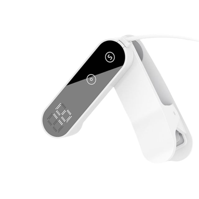 Silent Click Smart Chip Gaming Trigger for Mobile Devices - Light-Sensitive Mapping with Digital Display, Clip-On Support
