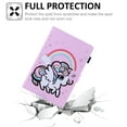 thumbnail image 2 of Allytech iPad mini 6 Case, iPad Mini 6 Flip Case 8.3", PU Leather Smart Cover Auto Sleep Wake Multi Angle Stand Shockproof Protection TPU Back Cover for Apple iPad mini 6 2021, Rainbow Unicorn, 2 of 6