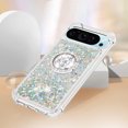 thumbnail image 5 of Funda para Google Pixel 9/Pixel 9 PRO 5G con Brillo Líquido Flotante, Purpurina, Parachoques y Anillo Giratorio Soporte, 5 of 5