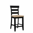 thumbnail image 2 of Linon Eliza 26 in. Counter Stool - Black, 2 of 9