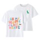 thumbnail image 1 of Ropa QIIBURR para niño pequeño, 5T, para bebé, niño y niña, cómoda, con estampado de color liso, camiseta de algodón de manga corta, ropa para niño pequeño, 3T, ropa para niña pequeña, 5T, regalos, 1 of 5