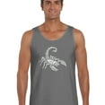 thumbnail image 1 of LA Pop Art Men's Word Art Tank Top - Types of Scorpions, 1 of 2