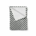 thumbnail image 2 of Hedgehog Soft Flannel Fleece Blanket, Animal Pattern Children Baby Playroom Theme Toddler Nursery Art Graphic, Cozy Plush for Indoor and Outdoor Use, 50" x 70", Charcoal Grey White, by Ambesonne, 2 of 6
