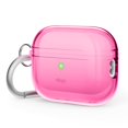 thumbnail image 1 of Funda Elago compatible con AirPods Pro de segunda generación, color neón transparente, rosa intenso, 1 of 7