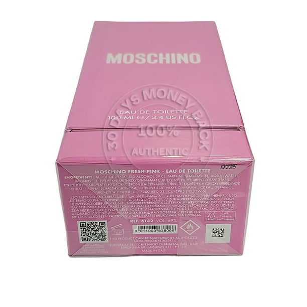 Moschino Pink Fresh Couture by Moschino for Women - 3.4 oz EDT Spray 