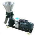 thumbnail image 2 of 3MM Chicken Feed Pellet Mill Machine Two-Head Pressure Roller Farm Animal Feed Granulator Machine 220V, 2 of 11