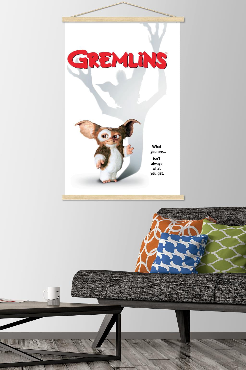 Gremlins - One Sheet Wall Poster with Magnetic Frame, 22.375" x 34"