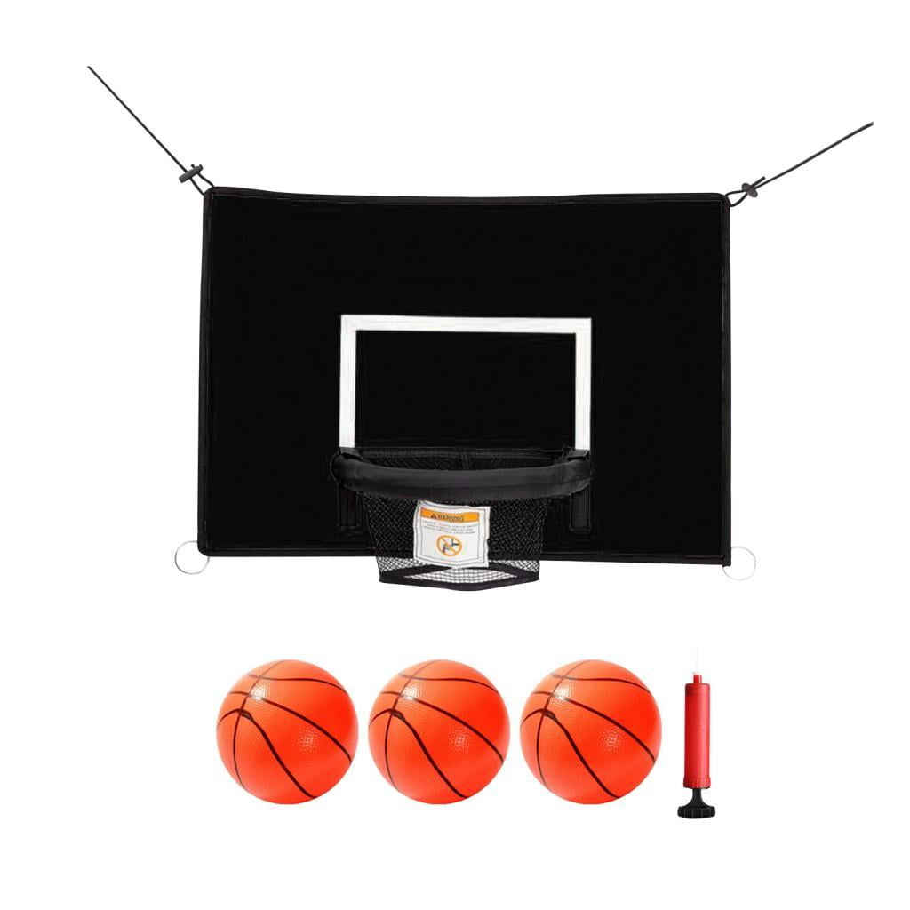 harayaa Basketball Hoop for Trampoline Basketball Training Outside Indoor Outdoor Sports Style F